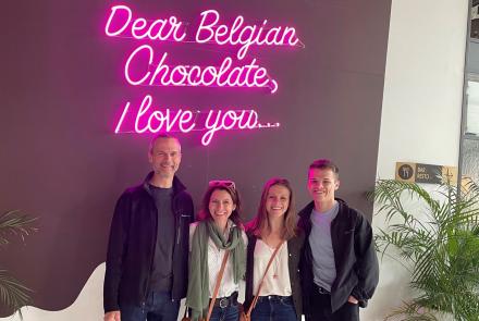 Peter, Tamara, Dominique en Lance Dobransy